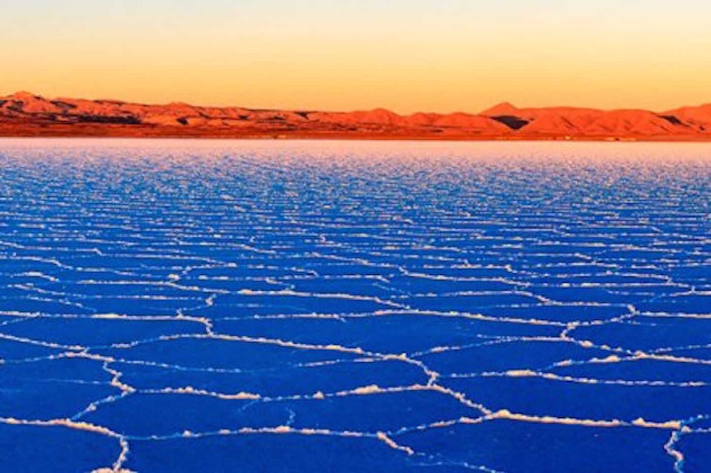 Bolivia's Uyuni Salt Flats, the largest on earth, cover more than 6,000 square miles.