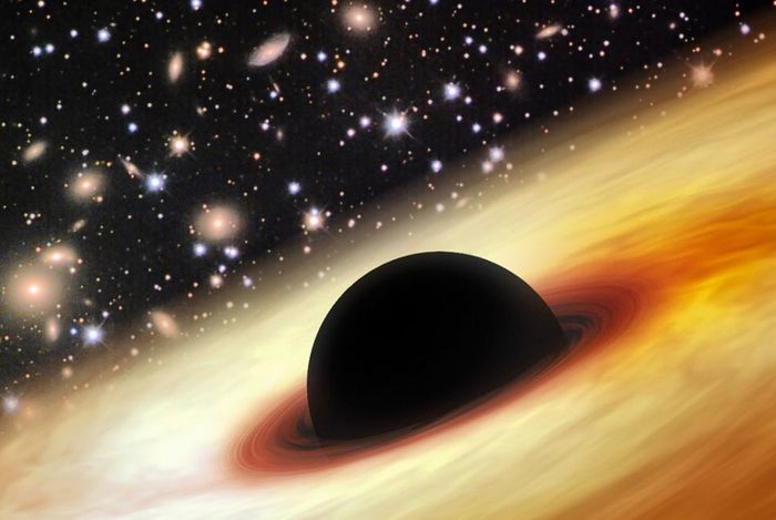 Astronomers find a cosmic monster that pushes theories of the early universe to the limit. Astronomers find a cosmic monster that pushes theories of the early universe to the limit.