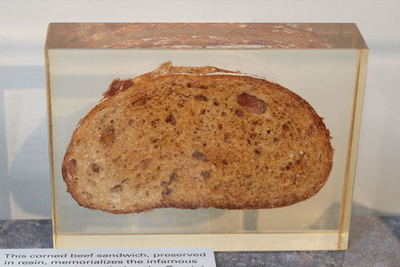 John Young and Gus Grissom shared this corned beef sandwich in space 50 years ago.