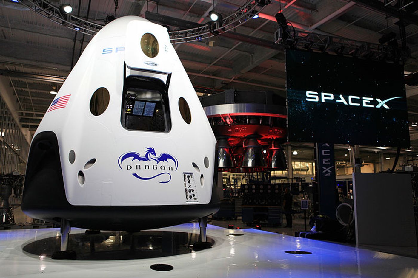 The Dragon V2 Manned Crew Capsule will undergo a Pad Abort test this week