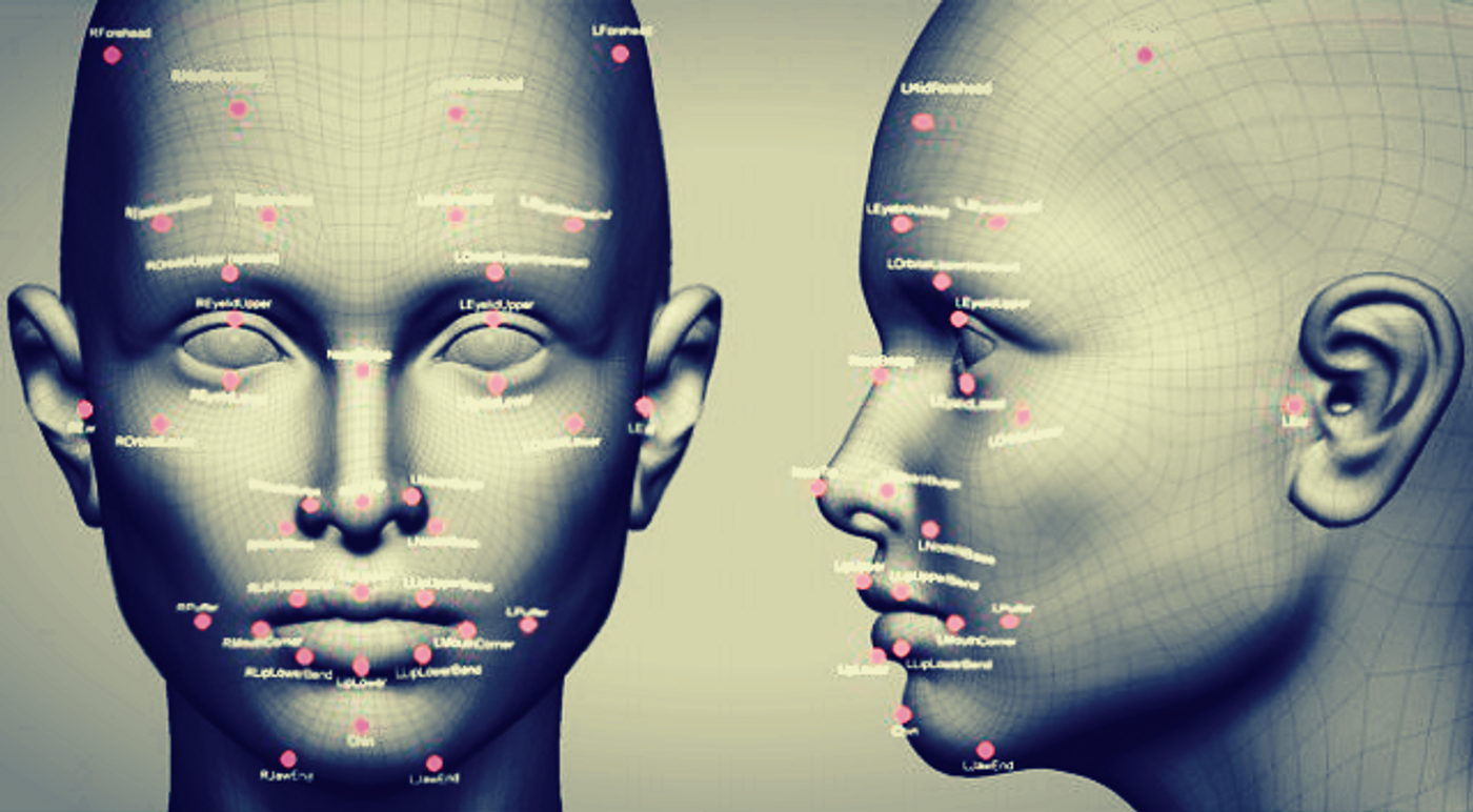 Facial recognition illustration, credit: techgruit.com