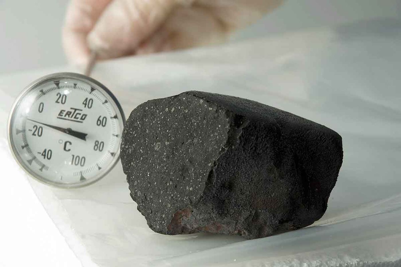 The special meteorite that struck Tagish Lake in Canada in 2000.