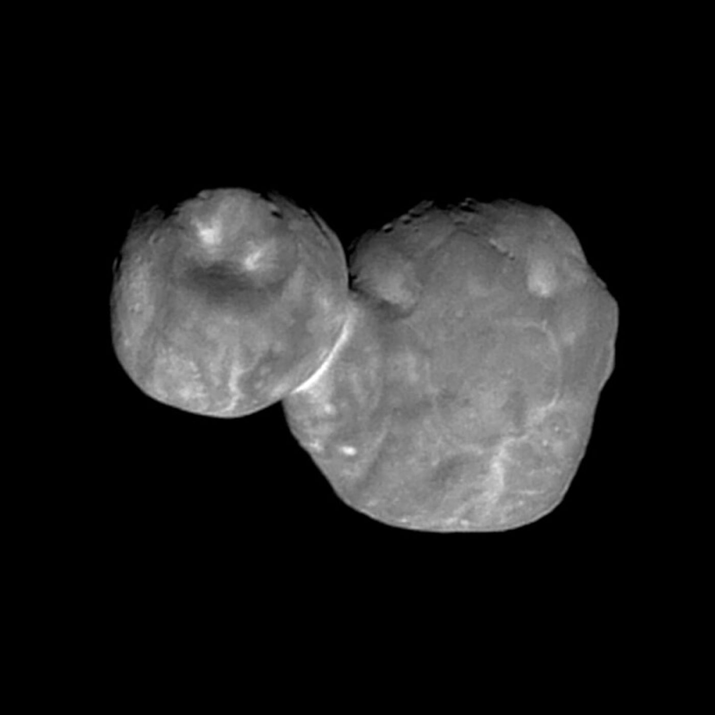 This is the latest image of Ultima Thule that has been downloaded from New Horizons by astronomers.