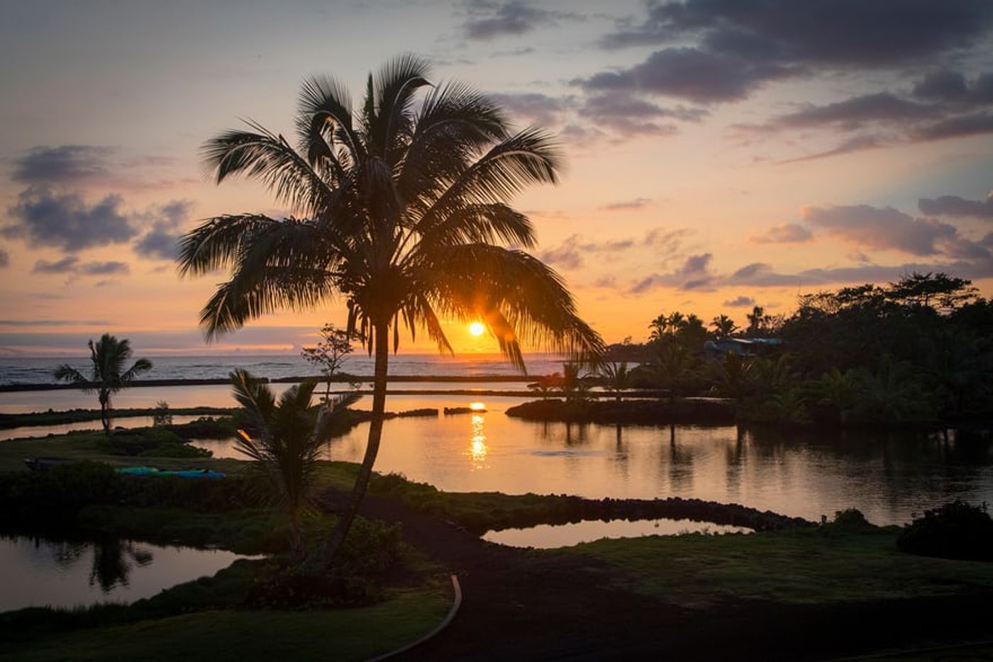 The Kapoho Bay tide pools before they were covered in lava. Photo: The Guardian
