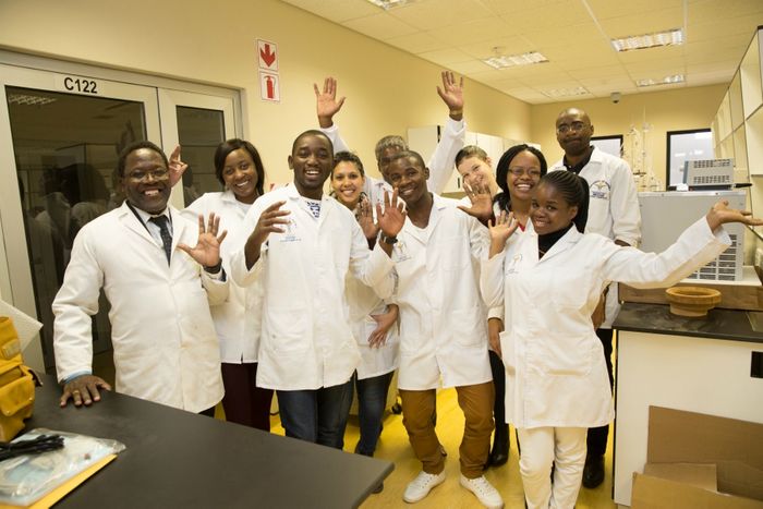 Seeding Labs partners: Students at the University of Namibia in Windhoek, Nambia, credit: Seeding Labs