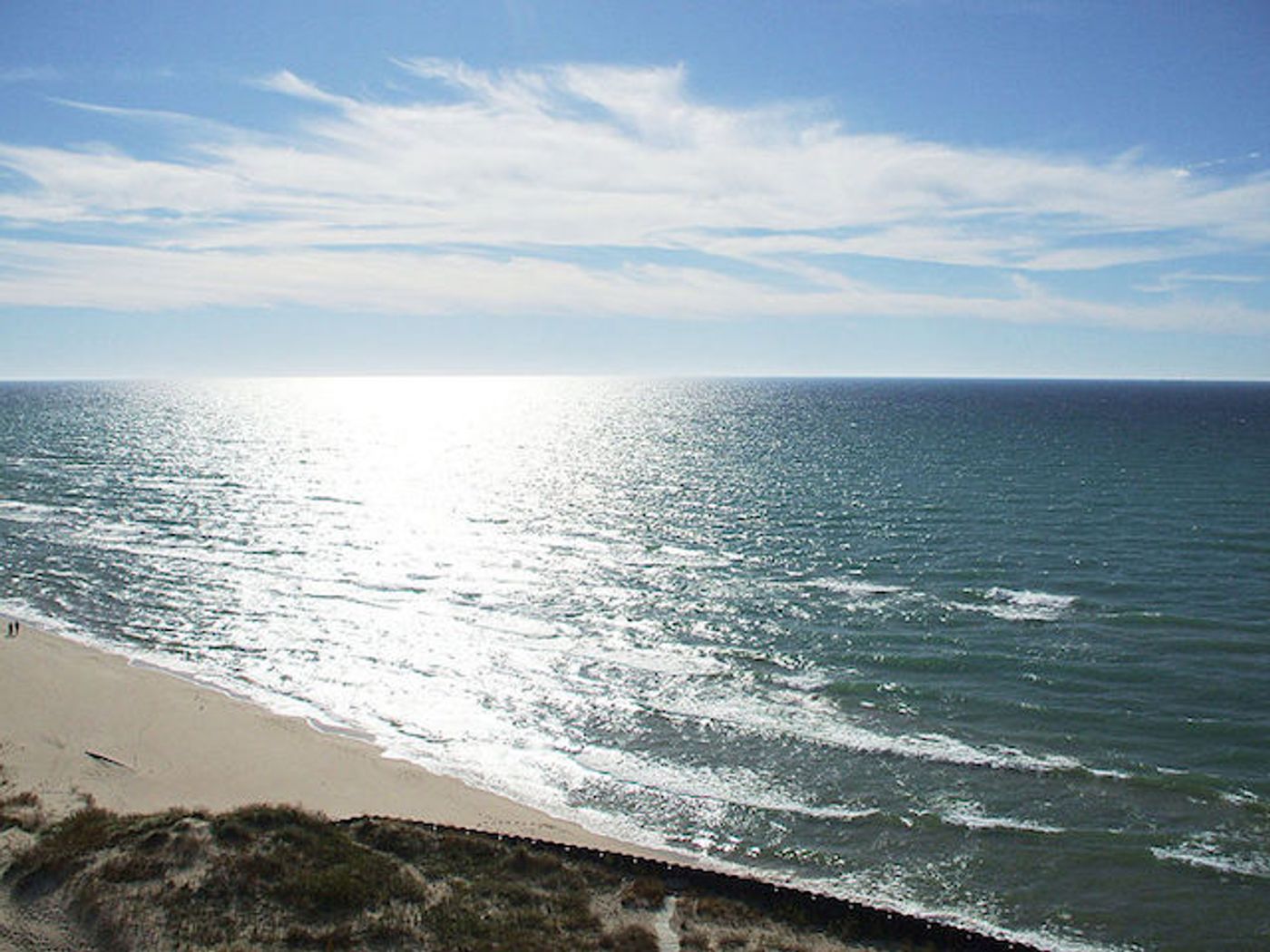 The clear waters of Lake Michigan