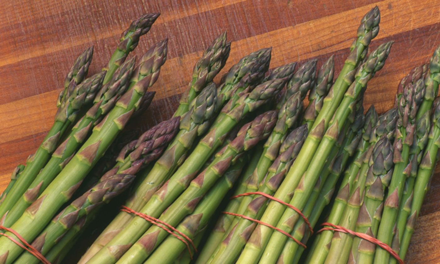 Asparagine is a non-essential amino acid which can be produced by our cells but also present in large amount in certain foods such as asparagus, meat, and dairy. Photograph: Alamy