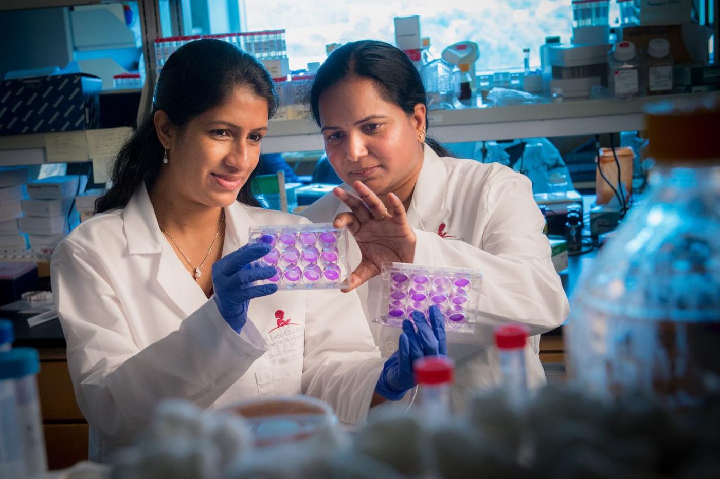  First Auhtor Teneema Kuriakose, PhD with Thirumala-Devi Kanneganti, PhD