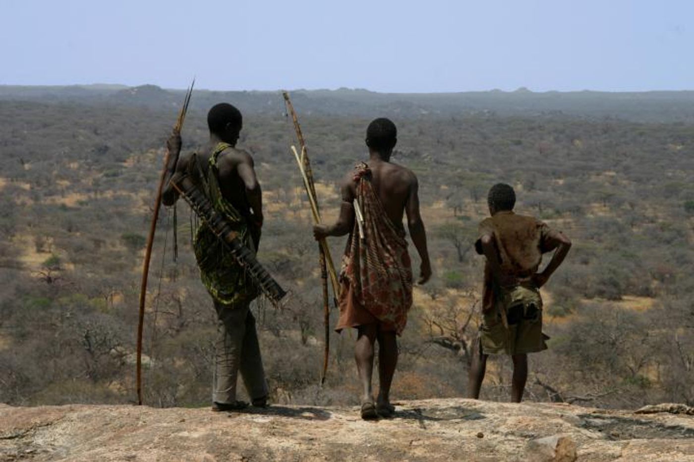 The Hadza people, in north-central Tanzania, are among the last hunter-gatherers on Earth. Credit: Brian Wood