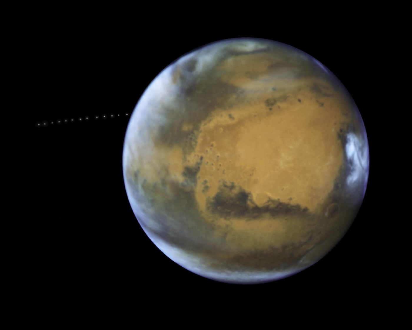 Telescope view best sale of mars