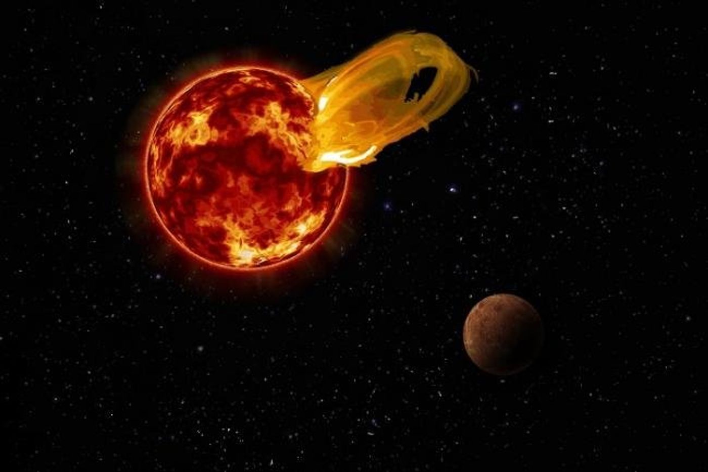 A massive solar flare eminating from Proxima Centauri last year suggests that Proxima b may not be a habitable exoplanet after all.