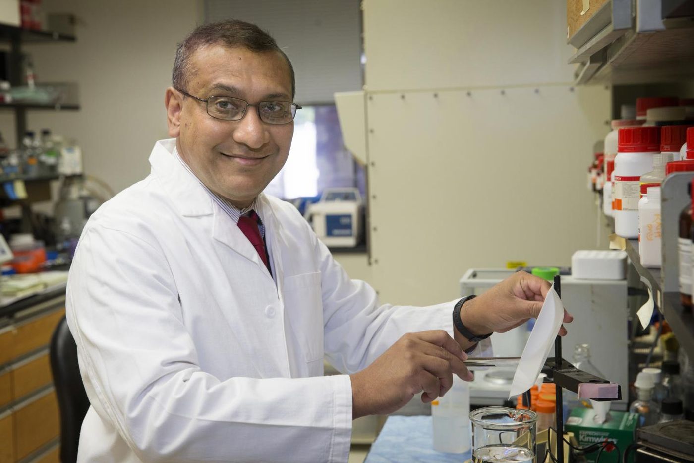 Anindya Dutta, PhD, MBBS, and his colleagues have made a discovery about HPV that could lead to new treatments for cervical cancer and other cancers caused by the virus, the most common sexually transmitted disease.  / Credit: Dan Addison | University of Virginia Communications