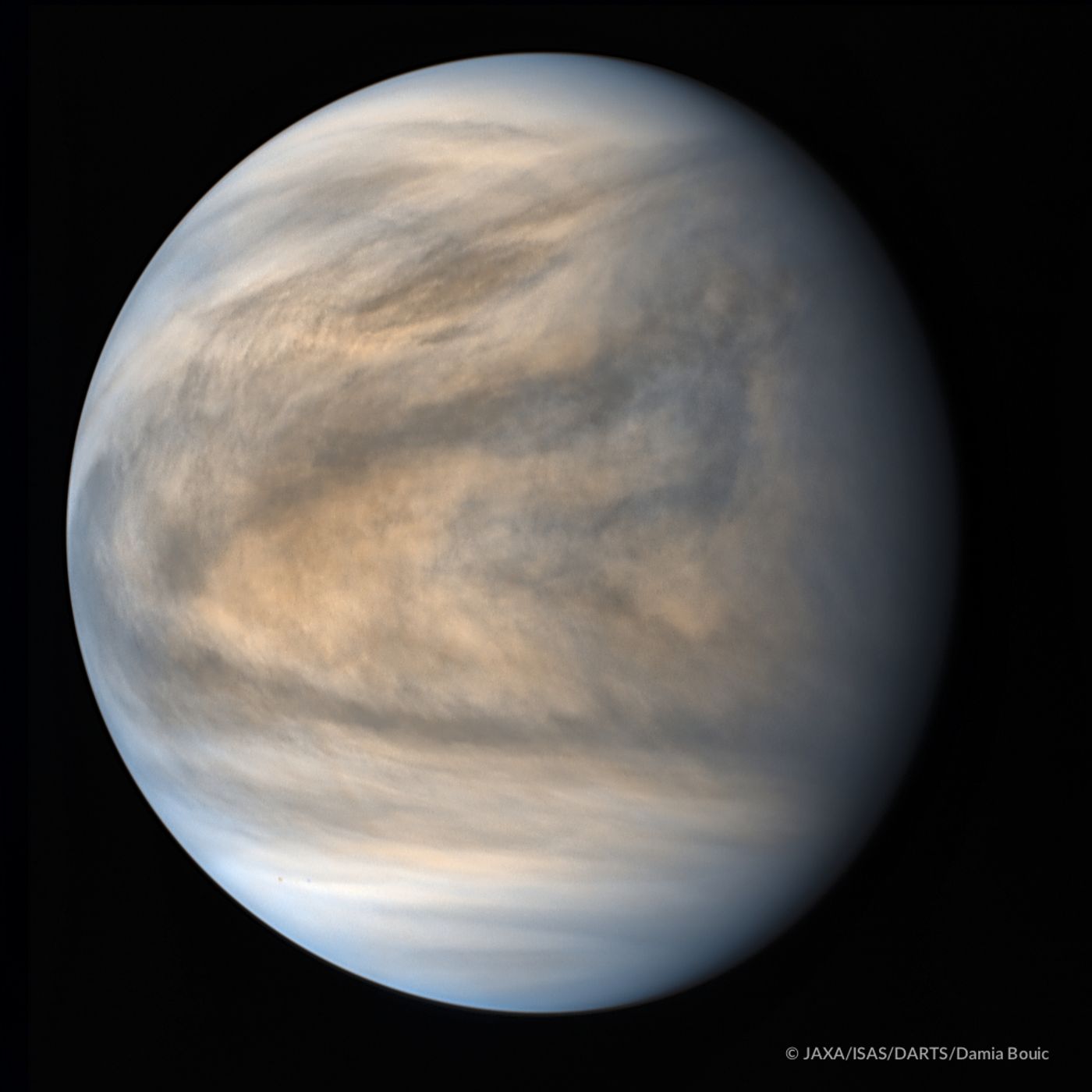 A new view of Venus, made possible with JAXA's Akatsuki spacecraft.