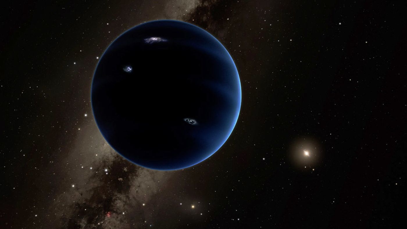An artist's rendition of Planet Nine.