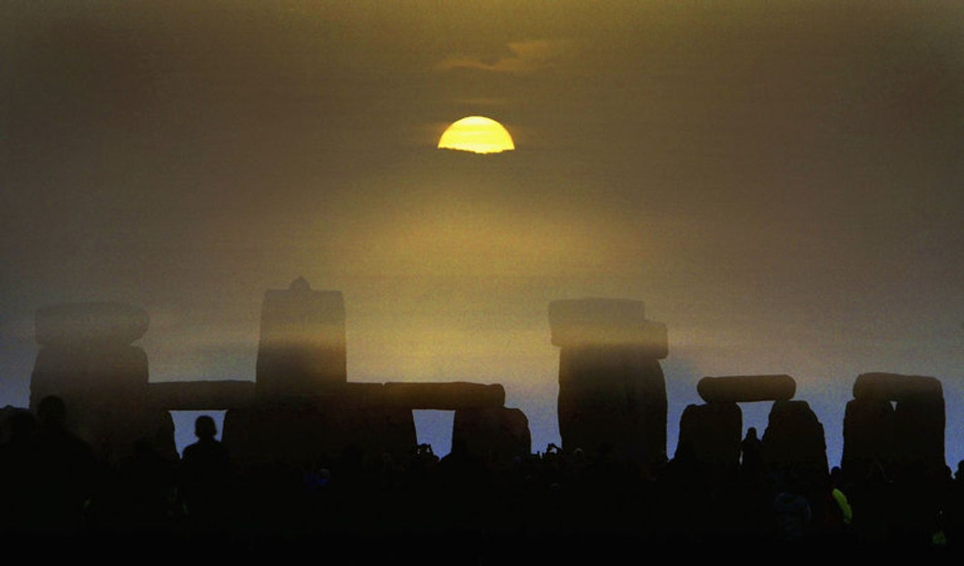 Summer solstice at Stonehenge in 2004. Photo: Ian Waldie/Getty Images