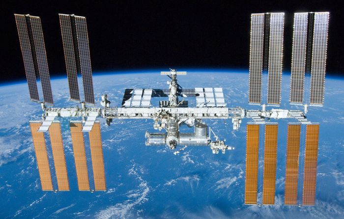 A view of the International Space Station.