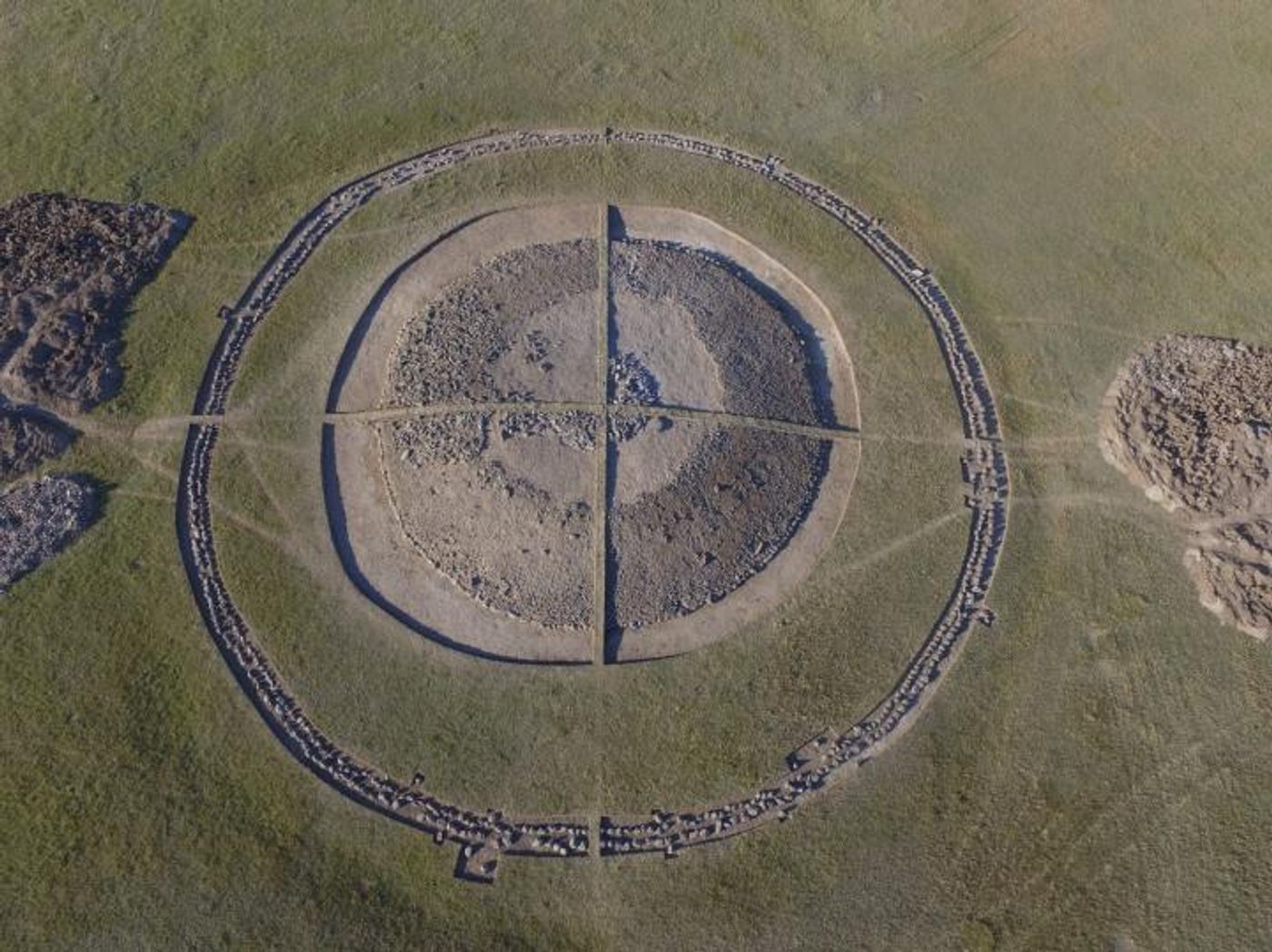 Mound 4 of the Eleke Sazy necropolis in eastern Kazakhstan / Credit: Zainolla Samashev
