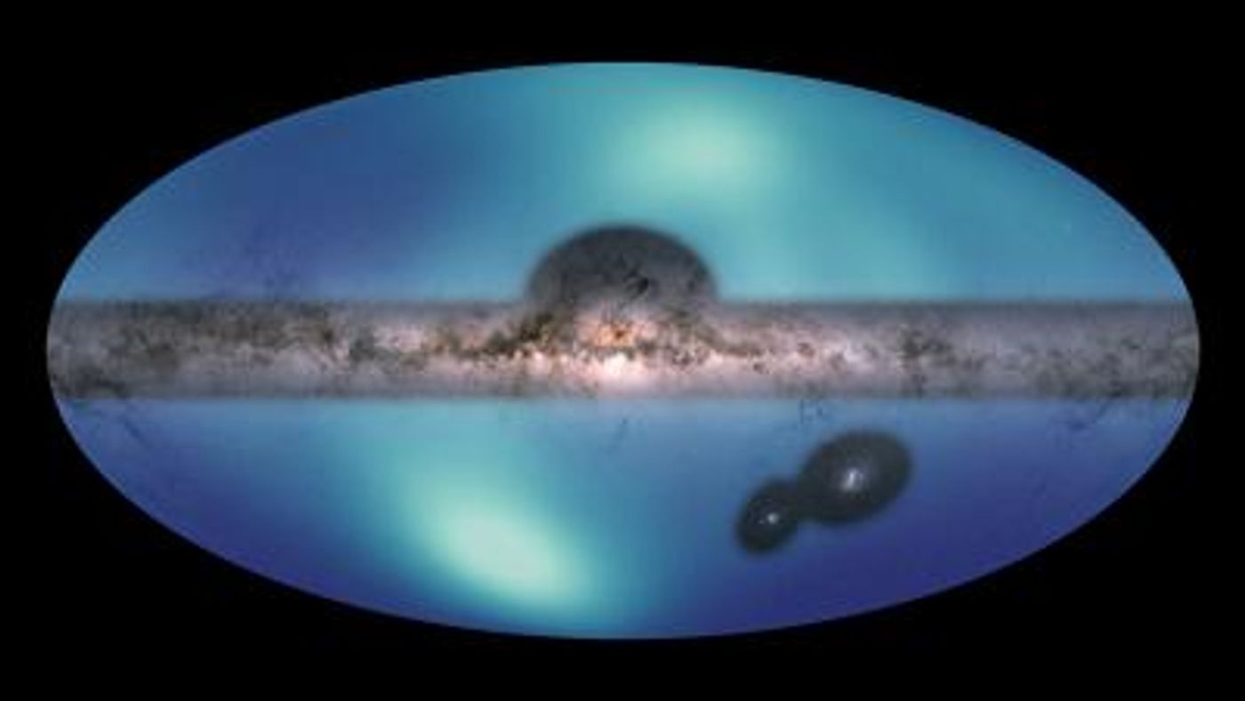 Astronomers have released a new all-sky map of the outermost region of our Milky Way galaxy. / Credit: NASA/JPL-Caltech/NSF/R.Hurt