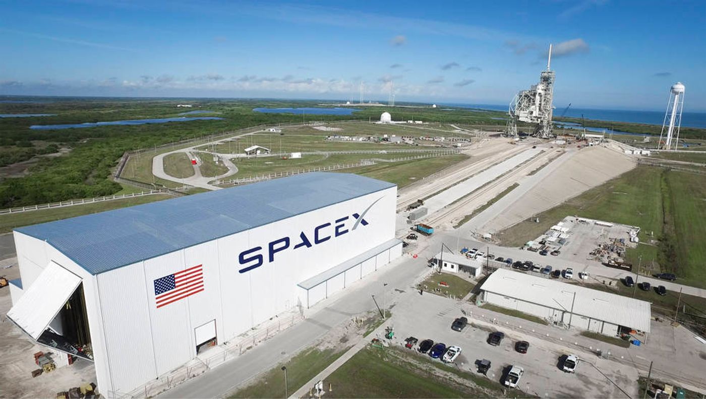 NASA prepares the Kennedy Space Center in Florida for SpaceX's future rockets and space equipment.