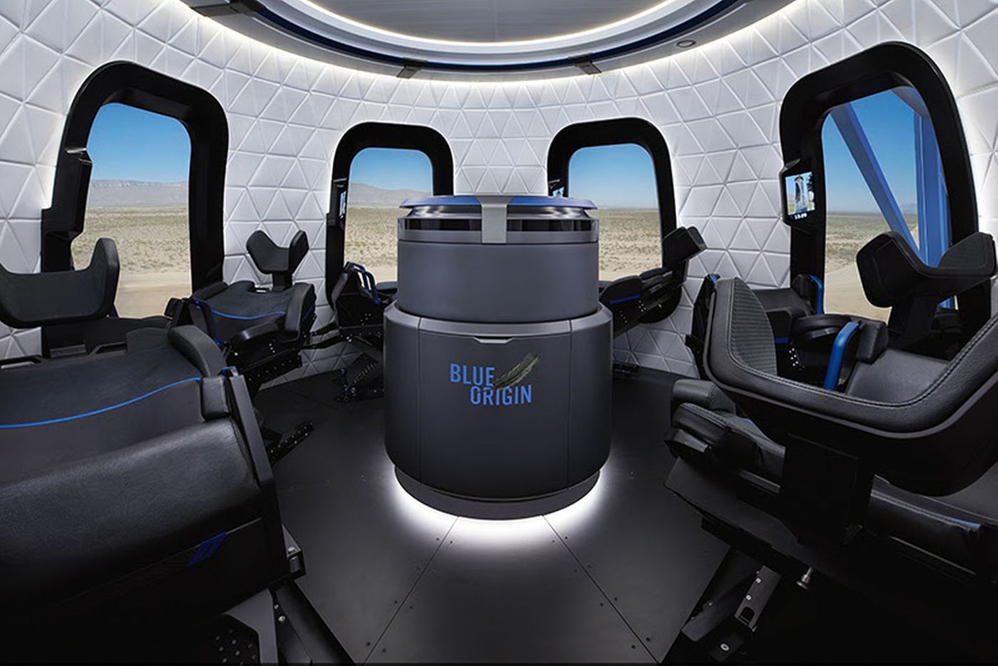 The inside of Blue Origin's space tourism capsule sure looks cozy, doesn't it?