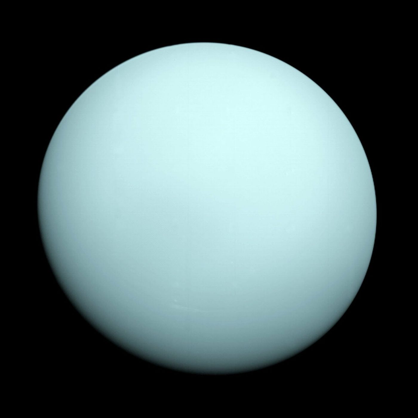 Uranus is a very bland-looking planet, but its clouds probably don't smell that great.