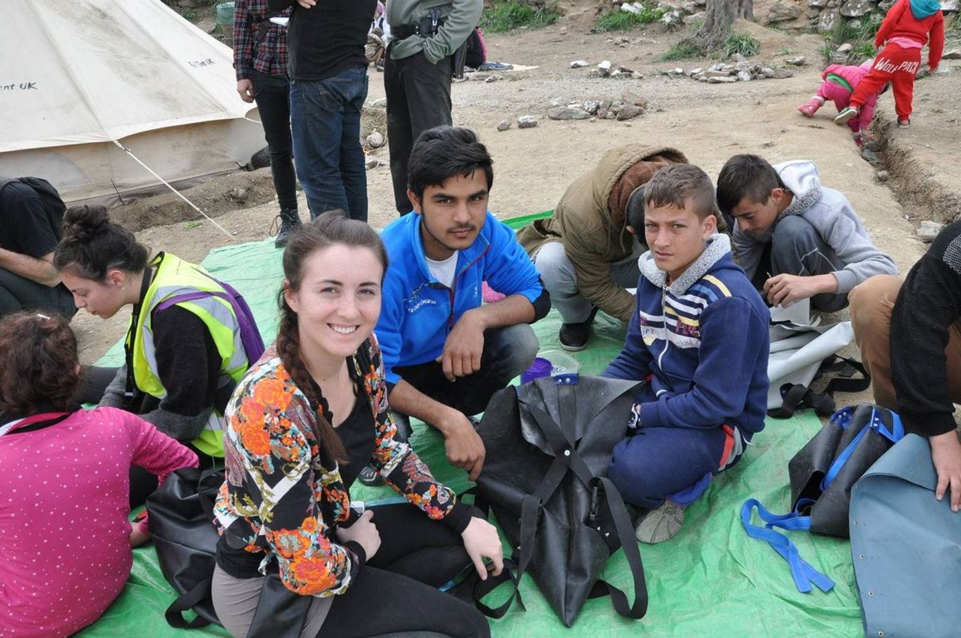 Volunteers in Lesbos. Photo: It Works