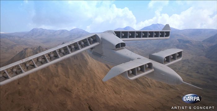 DARPA is working on a new VTOL airplane.