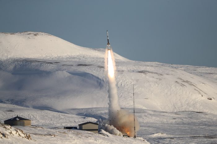 A suborbital rocket carrying NASA's Endurance Mission launched at 9:31 p.m. EDT on May 10, 2022, from Andøya Space's Ny-Ålesund, Svalbard Launch Facility in Norway. Credit: NASA