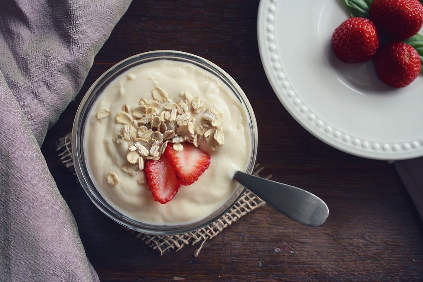 Increased yogurt consumption could decrease risk of adenomas in men. Photo: Pixabay