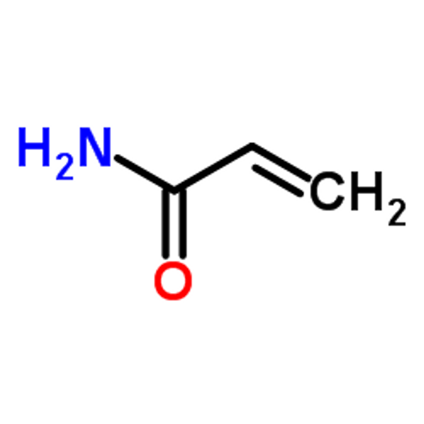 Acrylamide structure; Photo Source: The Metabolomics Innovation Centre