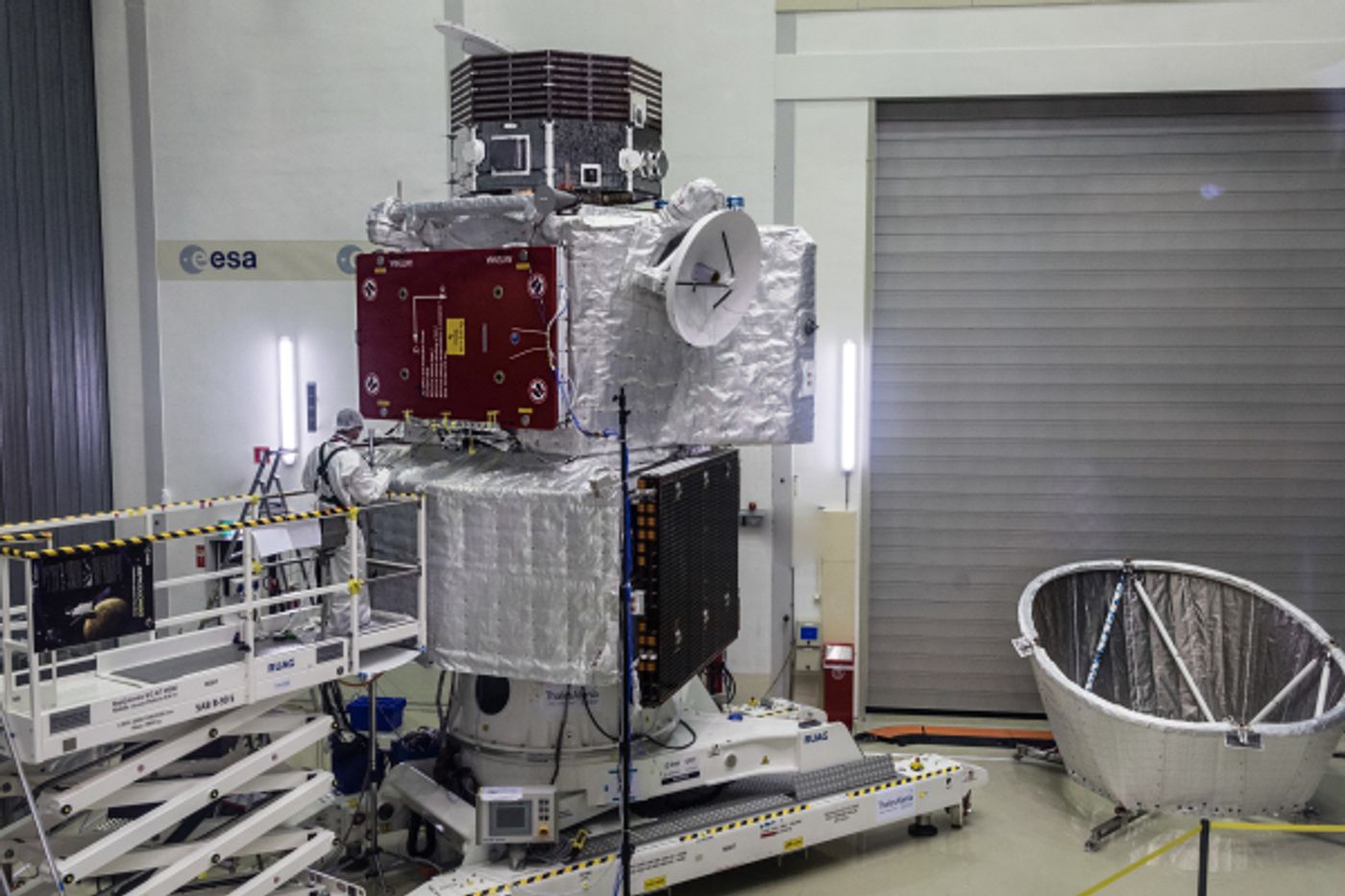 Meet BepiColombo, the ESA's stacked spacecraft that will soon visit Mercury to study it in detail.