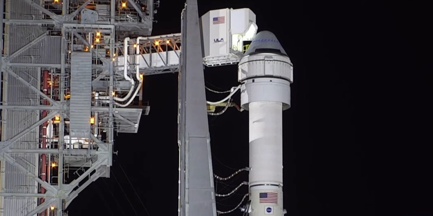 Boeing's Starliner spacecraft at the top of a ULA-made rocket.