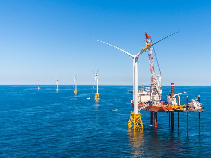 Block Island's wind farm is already operating. Photo: Clean Technica
