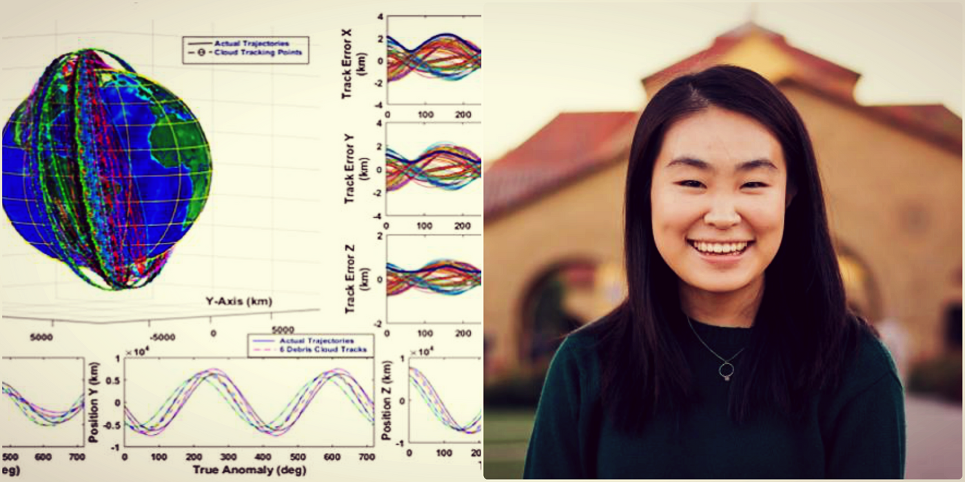 image of Seer Tracking space debris tech and Amber Yang, credit: Seer Tracking