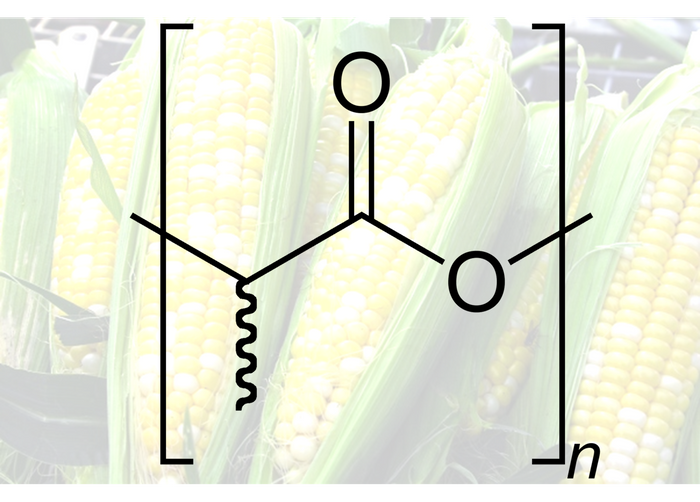 Polylactic acid is a bio-based polymer derived from corn.