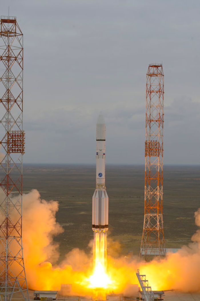 ExoMars mission blasting off from Kazakhstan. 