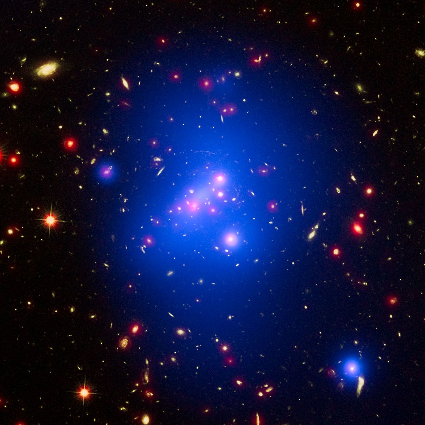 Galaxy clusters are exactly what they sound like; a group of galaxies that are bound together. Astronomers just recently found something very peculiar about iron presence on the outskirts of these clusters.