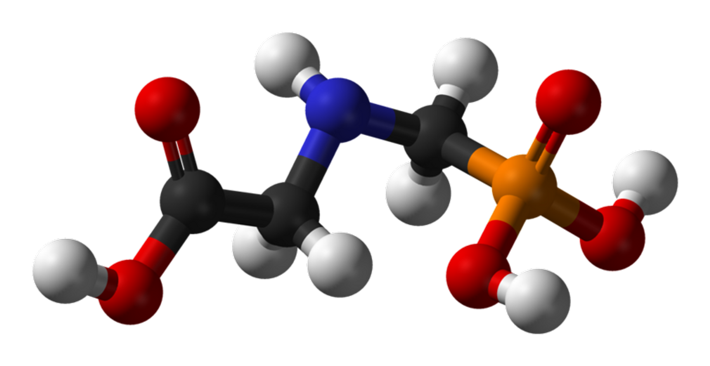 A glyphosate molecule