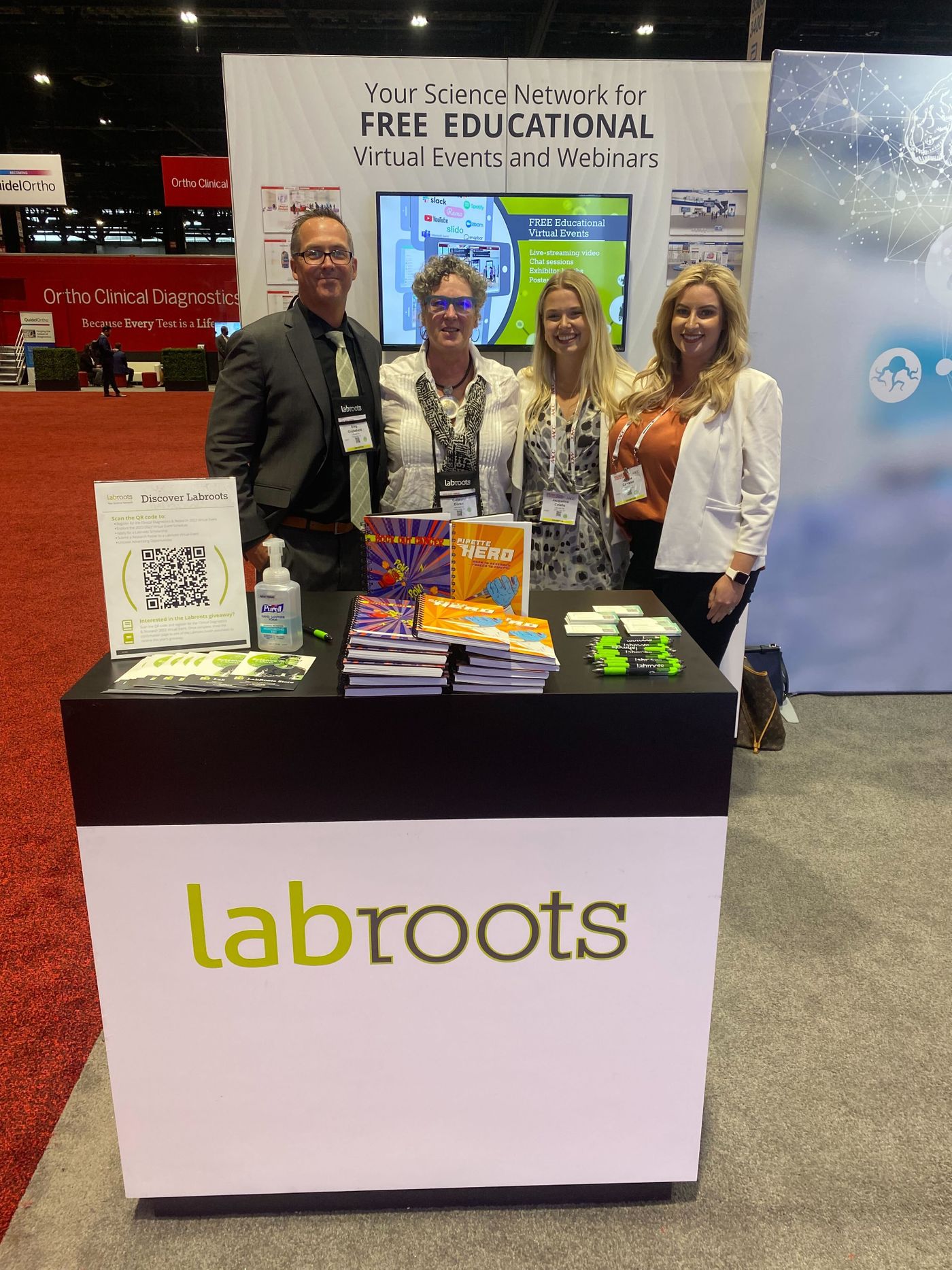 The Labroots team at the 2022 AACC Annual Meeting