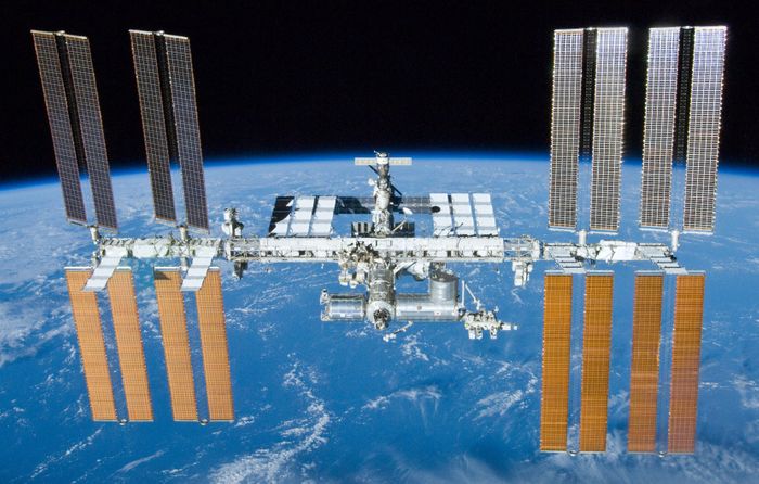 The International Space Station (ISS). (Credit: NASA/Crew of STS-132)