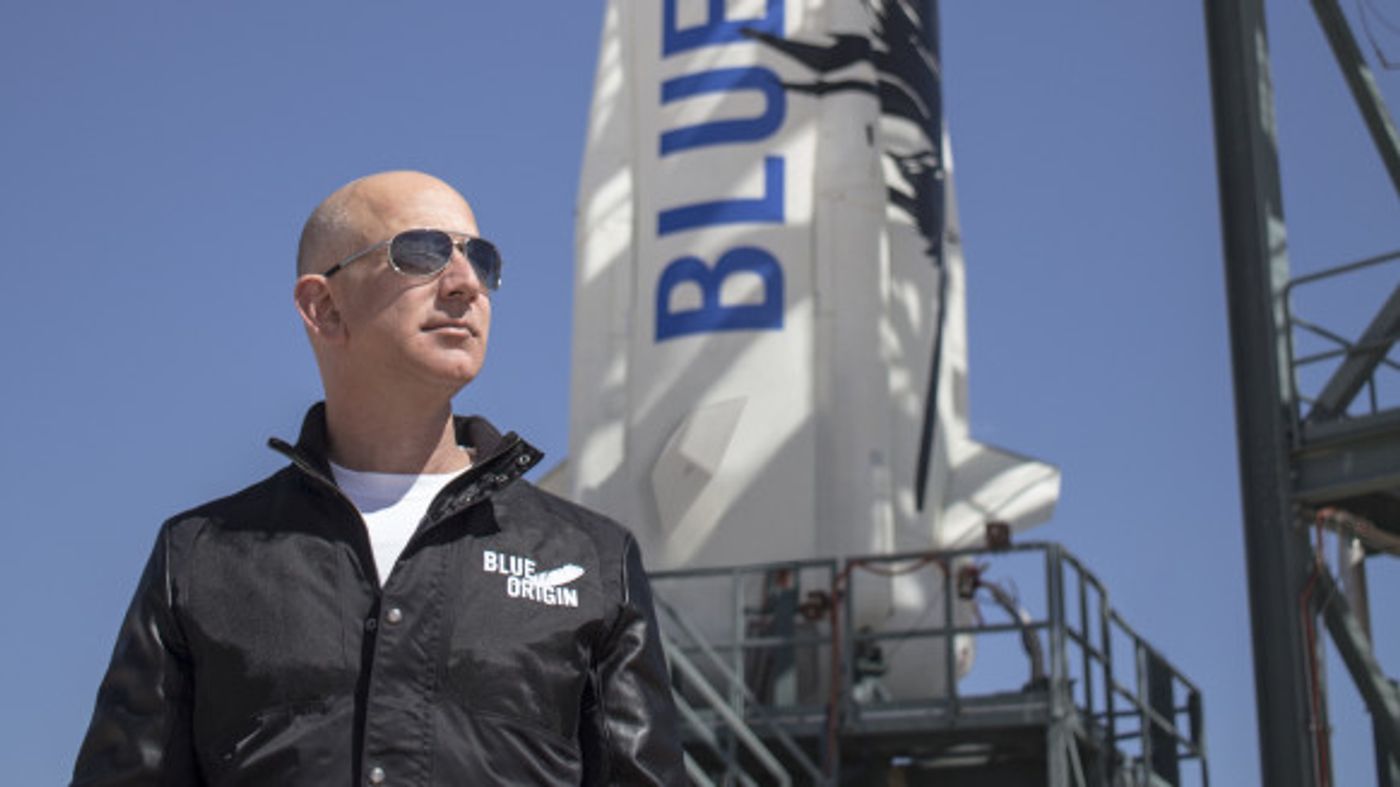 Jeff Bezos is funding Blue Origin with money from his other companies.