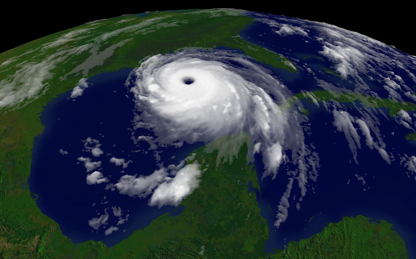 Measuring atmospheric waves may prove better for monitoring hurricanes than satellite imagery. Photo: Wikipedia