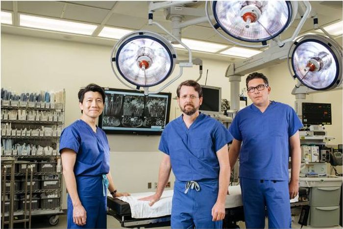 From left, Dr. W.P. Andrew Lee, Dr. Richard J. Redett and Dr. Gerald Brandacher at Johns Hopkins Hospital who hope to perform the first penis transplant in the United States in 2016.