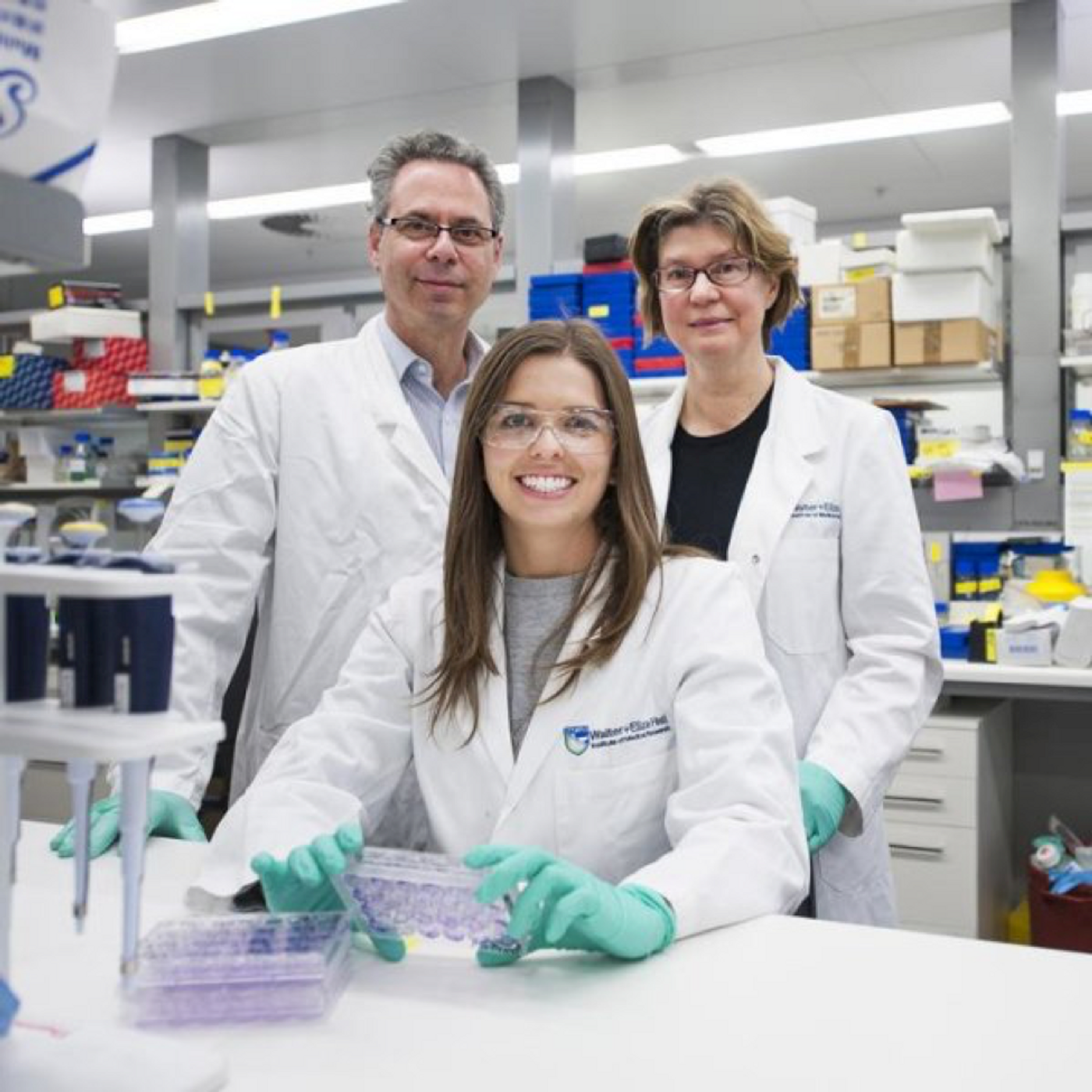 (L-R): Geoff Lindeman, Emma Nolan, Jane Visvader | Walter and Eliza Hall Institute, Australia