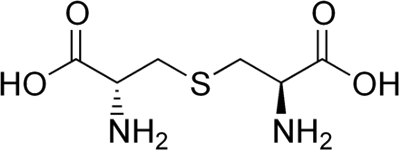 Lanthionine, an atypical amino acid found in some bacteriocins.