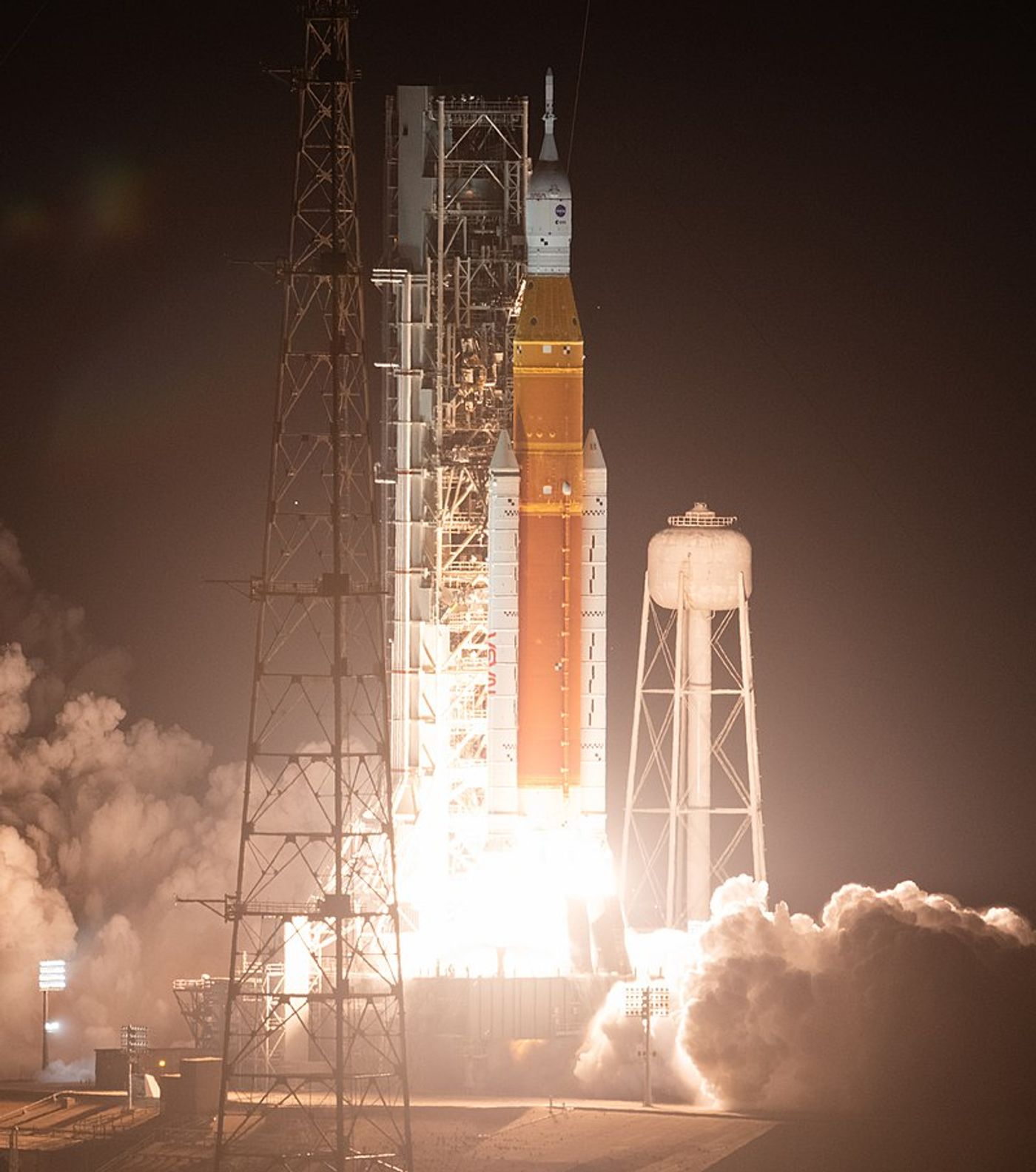 Launch of Artemis 1 on November 16, 2022. (Credit: NASA/Joel Kowsky)