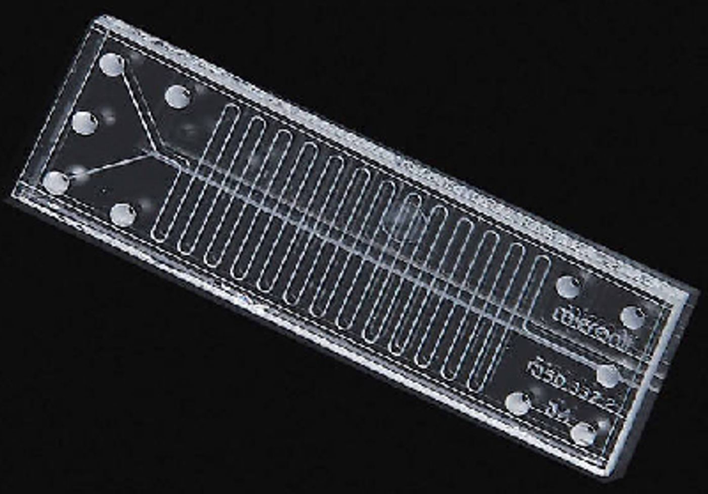 An example of a microfluidics chip used for cell separation (thomasnet)