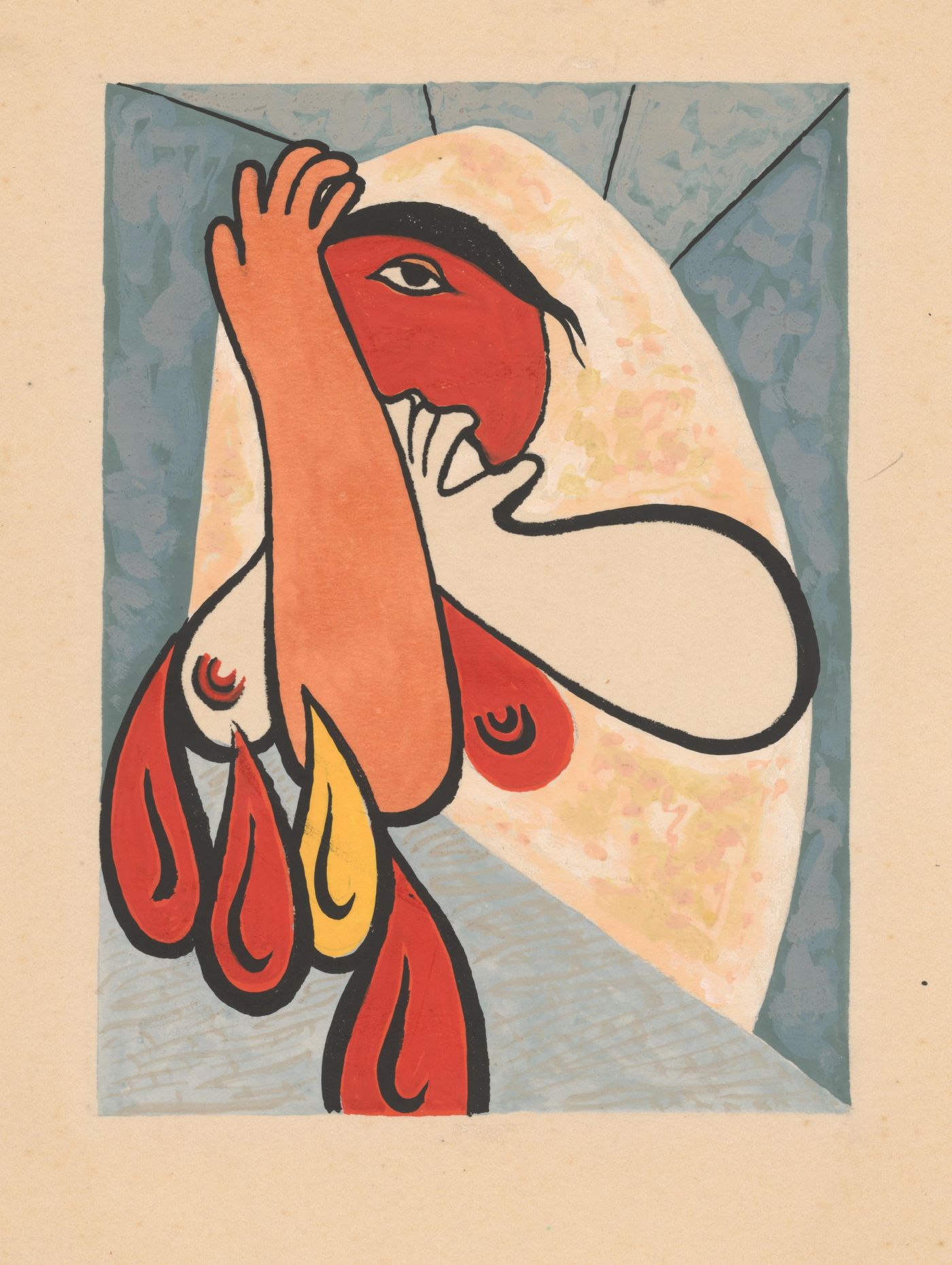 Fire (crying woman) by Mikuláš Galanda CC0 Public Domain