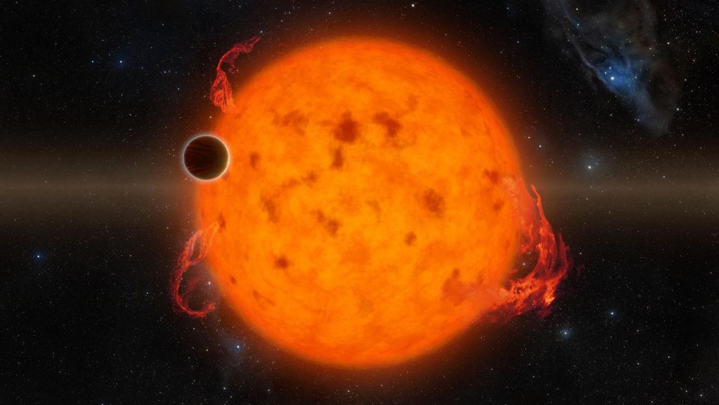 An artist's conception of a planet orbiting a star. Credit: NASA/JPL-Caltech