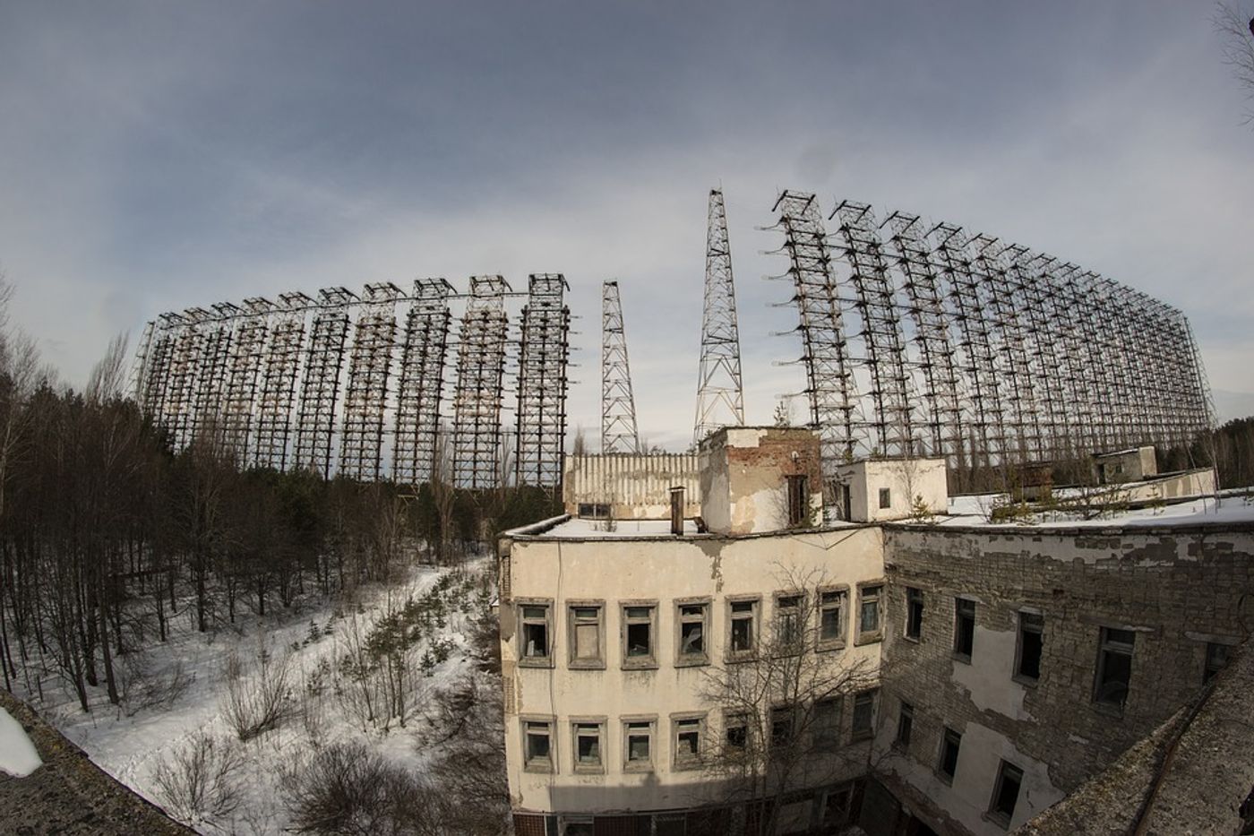 Abandoned buildings in Pripyat, near Chernobyl / Credit: MaxPixel